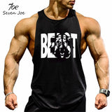 Bodybuilding Fitness Men Tank Top workout BEAST print