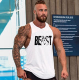 Bodybuilding Fitness Men Tank Top workout BEAST print