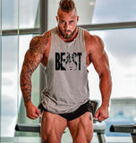 Bodybuilding Fitness Men Tank Top workout BEAST print