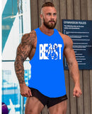 Bodybuilding Fitness Men Tank Top workout BEAST print