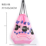 Waterproof Bag Swimming Backpacks Double Layer Drawstring Sport Bag Shoulder Bags Water Sports Travel Portable Bag For Stuff