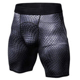 Muscleguys Mens Compression Shorts 2017 Summer 3D print Bermuda Shorts Fitness Men Cossfit Bodybuilding Tights Quick Dry Shorts