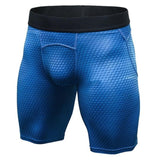 Muscleguys Mens Compression Shorts 2017 Summer 3D print Bermuda Shorts Fitness Men Cossfit Bodybuilding Tights Quick Dry Shorts