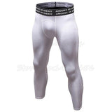 Muscleguys Men Compression Pants Casual Calf-Length Tights Pants Bodybuilding Man Elasticity Joggers Crossfit Skinny Leggings