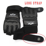 Leather MMA Fighting Kick Boxing Gloves Karate Muay Thai Kids Men