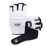 Leather MMA Fighting Kick Boxing Gloves Karate Muay Thai Kids Men