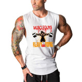 Muscleguys Dragon ball tank top men cotton bodybuilding clothing Super Saiyan workout singlet fitness vest zyzz sleeveless shirt
