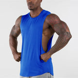 Brand New Plain Tank Top Men Gyms Stringer Sleeveless