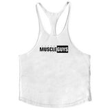 Bodybuilding stringer tank tops men