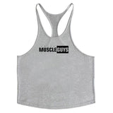 Bodybuilding stringer tank tops men