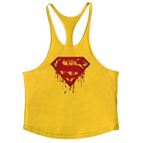 Bloody Superman Cotton Mens Tank Tops