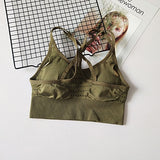 Energy Seamless Sports Bra Running Back Cross Strappy