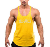 Mens gyms stringer tank top