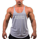 Mens gyms stringer tank top