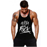 Men Tank Top Thin Strap Fitness Men