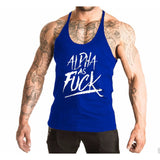 Men Tank Top Thin Strap Fitness Men