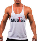 Men Tank Top Thin Strap Fitness Men