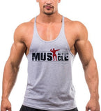 Men Tank Top Thin Strap Fitness Men