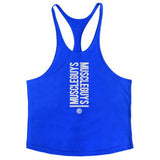 Brand Gyms Clothing Singlet Y Back Tank Top Men