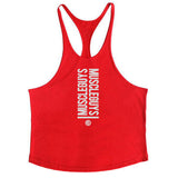 Brand Gyms Clothing Singlet Y Back Tank Top Men