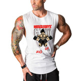 Fitness Dragon ball Tank Top Men Bodybuilding Clothing Gyms Stringer Vests