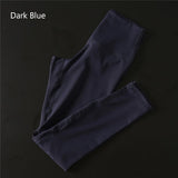 Super Stretchy Gym Tights Tummy Control Yoga Pants with Hidden Pocket High Waist Sport Leggings Push Up Running Pants Women