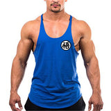 New Summer Bodybuilding Dragon Ball Tank Top Men Fitness Stringer Sporting Shirt Gyms Clothing Workout Cotton Tanktop