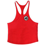 New Summer Bodybuilding Dragon Ball Tank Top Men Fitness Stringer Sporting Shirt Gyms Clothing Workout Cotton Tanktop