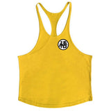 New Summer Bodybuilding Dragon Ball Tank Top Men Fitness Stringer Sporting Shirt Gyms Clothing Workout Cotton Tanktop