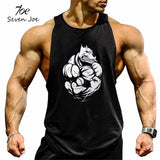 Seven Joe Cotton Gym Tank Tops Men Sleeveless Tanktops For Boys Bodybuilding Clothing Undershirt Fitness Stringer workout Vest