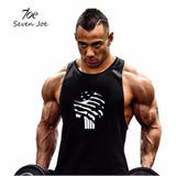 Seven Joe Cotton Gym Tank Tops Men Sleeveless Tank tops For Boys Bodybuilding Clothing Undershirt Fitness Stringer workout Vest