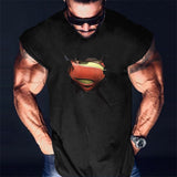 3D Superman Body Building Clothing Mens