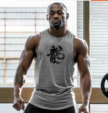 Seven Joe chinese Dragon cotton sleeveless shirts tank top men