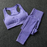 Vital Seamless Yoga Set Women Fitness Clothing Sportswear Woman Gym Leggings Push-up Sports Bra+Yoga Pants 2 Pcs Sports Suits
