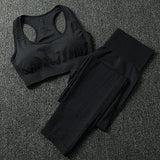 Vital Seamless Yoga Set Women Fitness Clothing Sportswear Woman Gym Leggings Push-up Sports Bra+Yoga Pants 2 Pcs Sports Suits