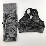 Camo Seamless Yoga Set Women Fitness Clothing Booty Yoga