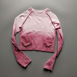Yoga Shirts Fitted Long Sleeve Sport