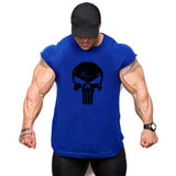 Fitness Punisher Men's Sleeveless shirt bodybuilding stringer vest cotton