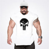 Fitness Punisher Men's Sleeveless shirt bodybuilding stringer vest cotton