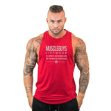 New Brand Summer Gyms Clothing Bodybuilding Tank Top Men Fitness Singlet Sleeveless Shirt Cotton muscle Vest for man
