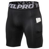 Men's Fitness Joggers Shorts Security Pockets