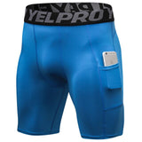 Men's Fitness Joggers Shorts Security Pockets