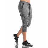 New Fashion Thin Slim Fit Gyms Pants Men