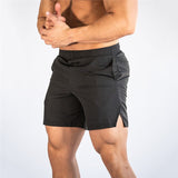 Fashion Brand Summer Mens Slim Fit Shorts Calf-Length